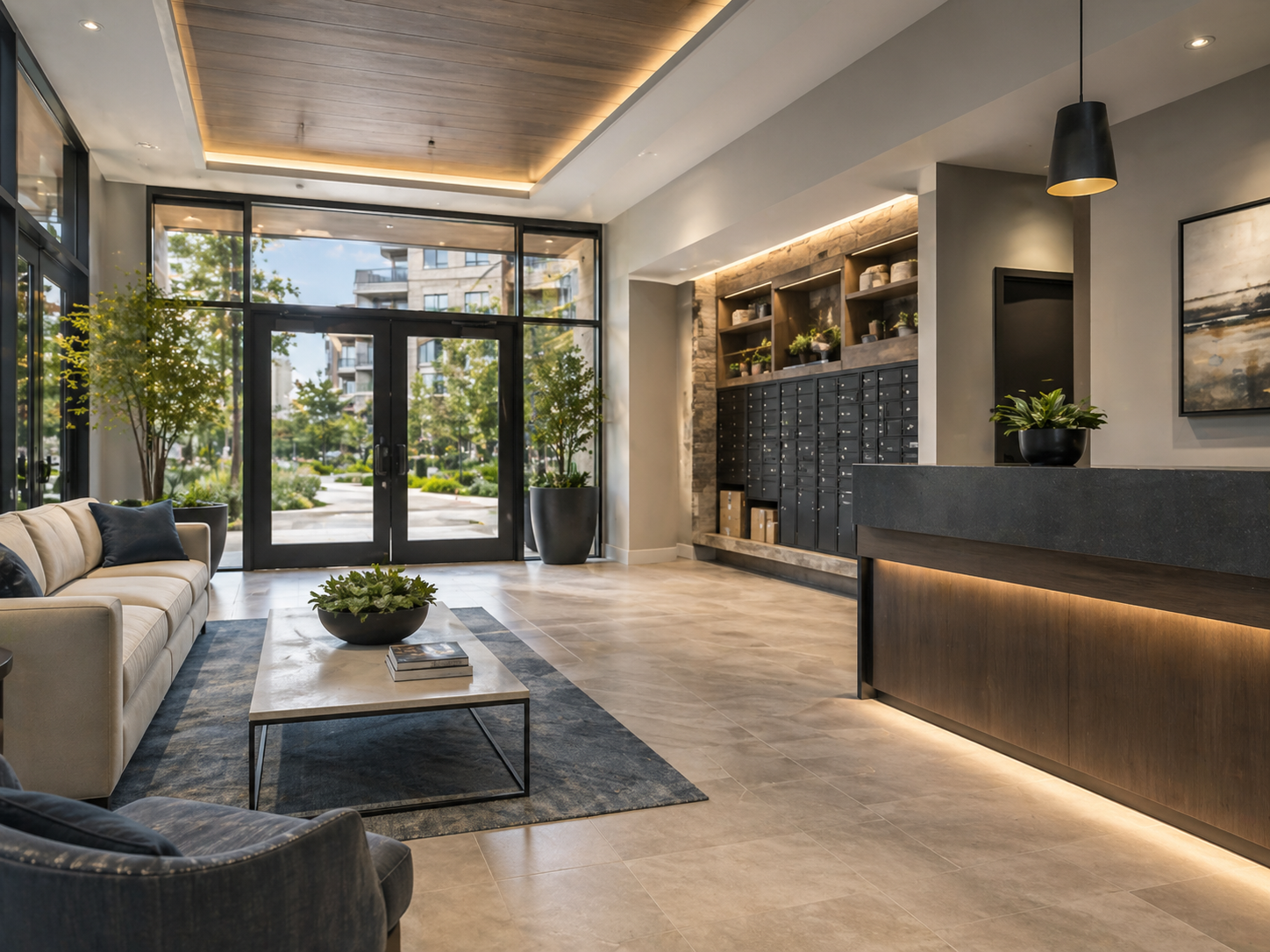 Welcoming community lobby
