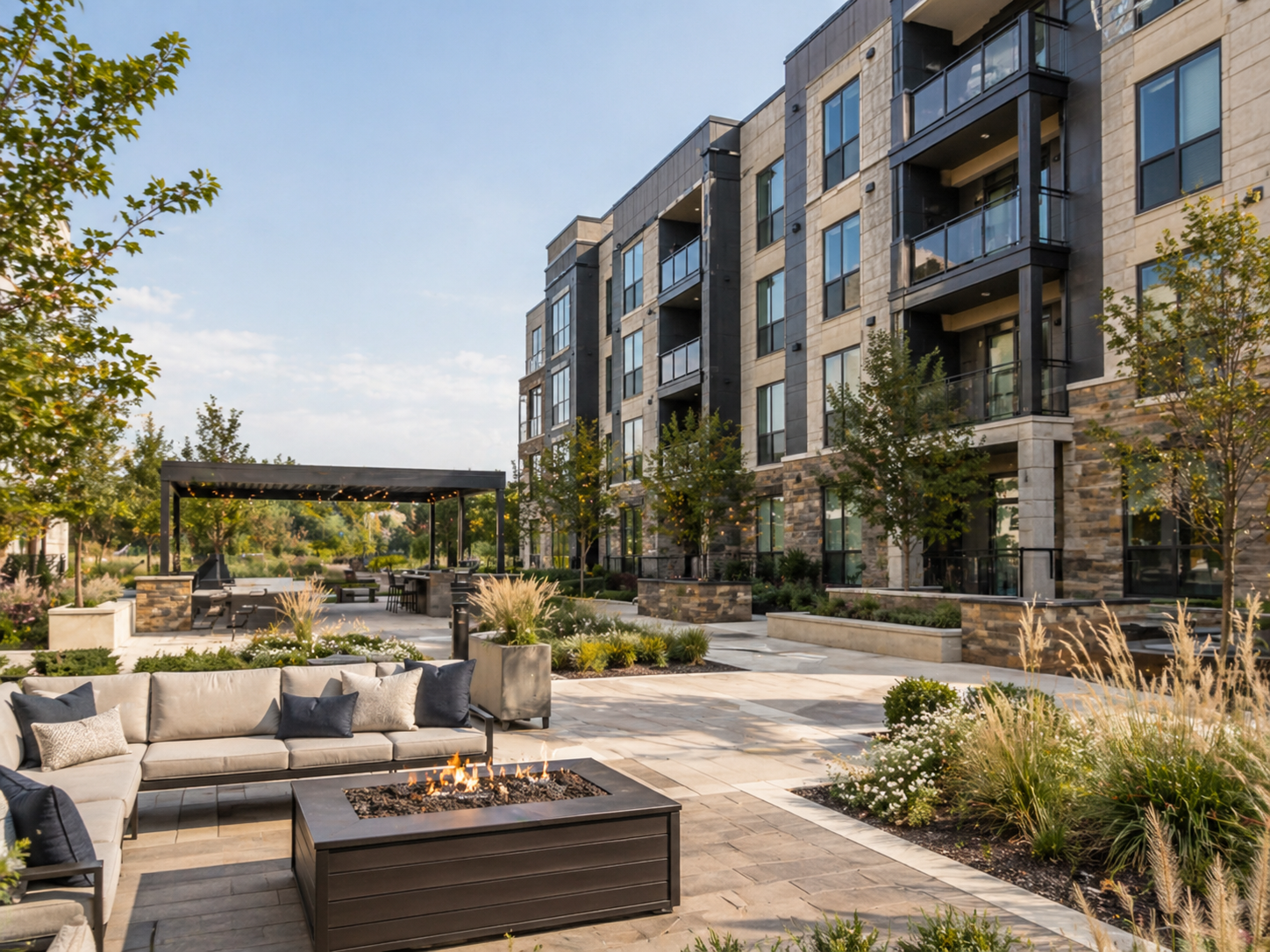 Resort-style outdoor amenity